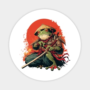 samurai frog Magnet